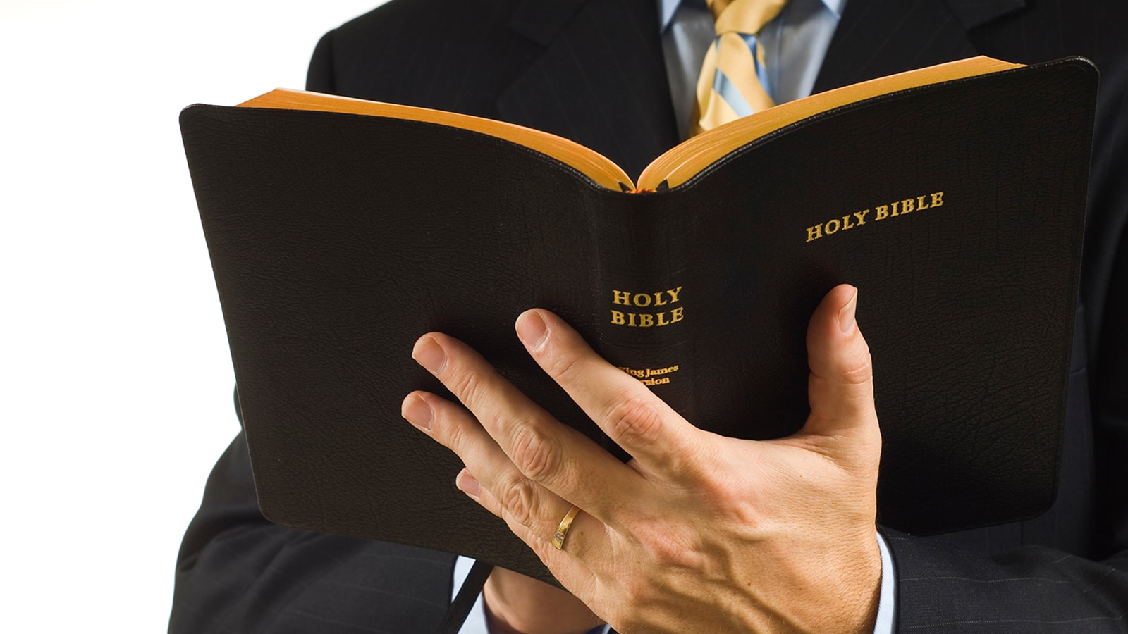 Preacher with Bible