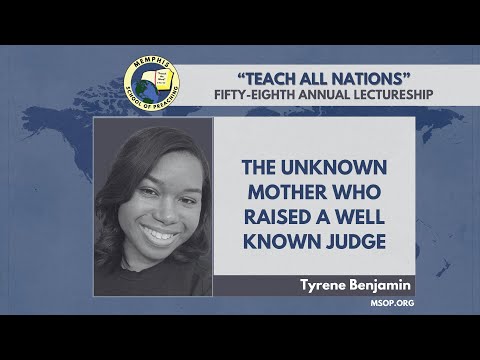 Featured image for “LADIES ONLY*** The Unknown Mother Who Raised A Well Known Judge – Tyrene Benjamin”